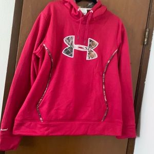 Hot pink under armor hoodie